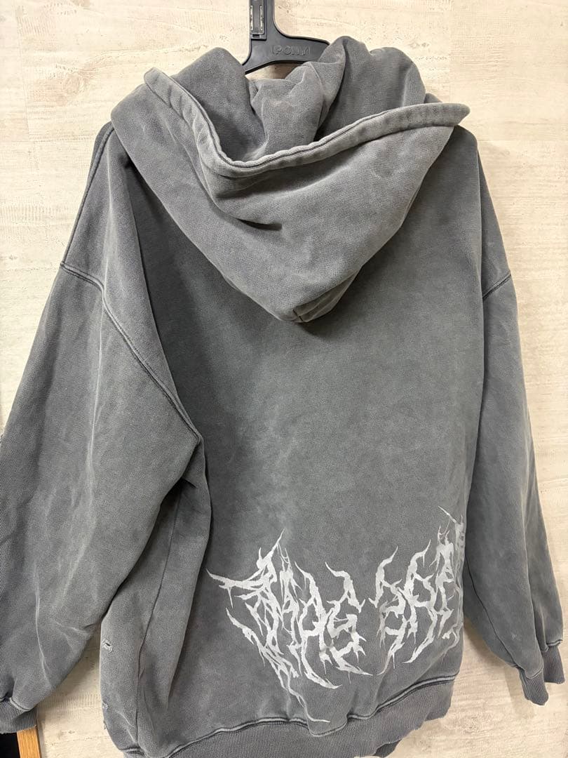 GALFY 染め染めわんちゃんボロボロパーカー　大型犬