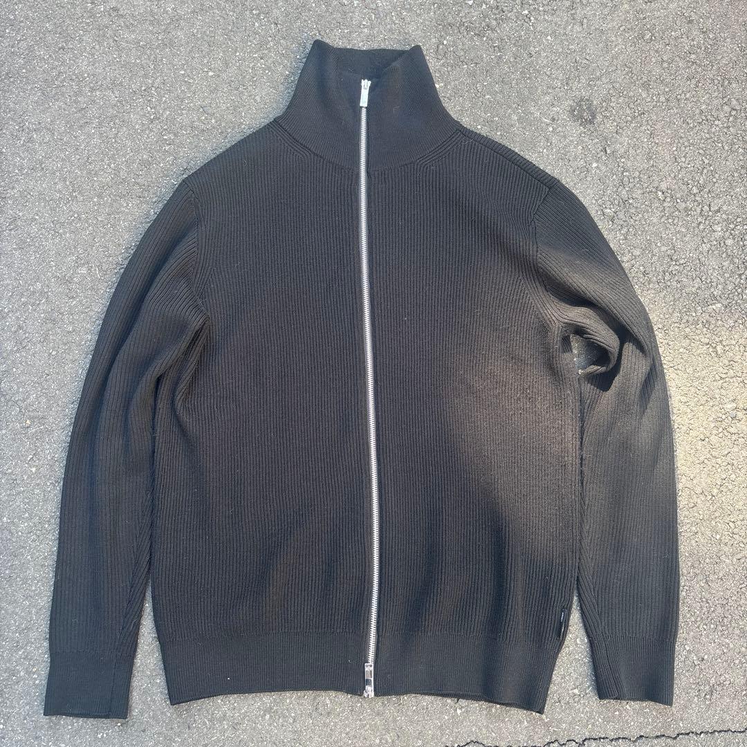 ARMANI EXCHANGE ダブルジップ ドライバーズニット