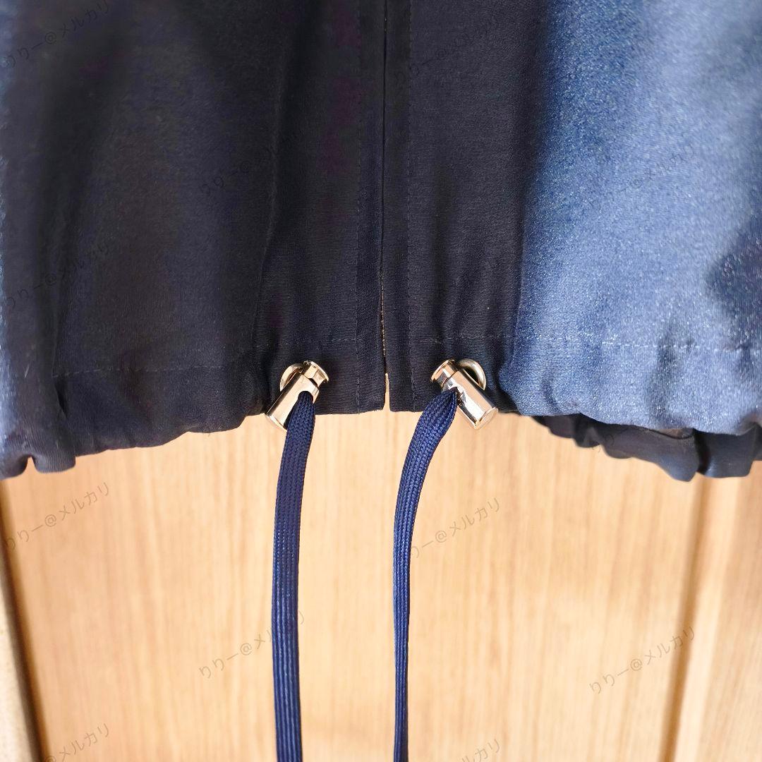 25SS美品　IENA　シアーノーカラーブルゾン　ネイビー　イエナ