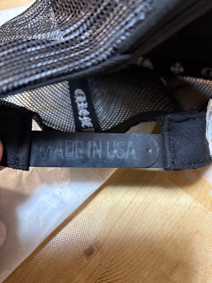 ★国内正規品★CHROME HEARTS ブラック トラッカーキャップ