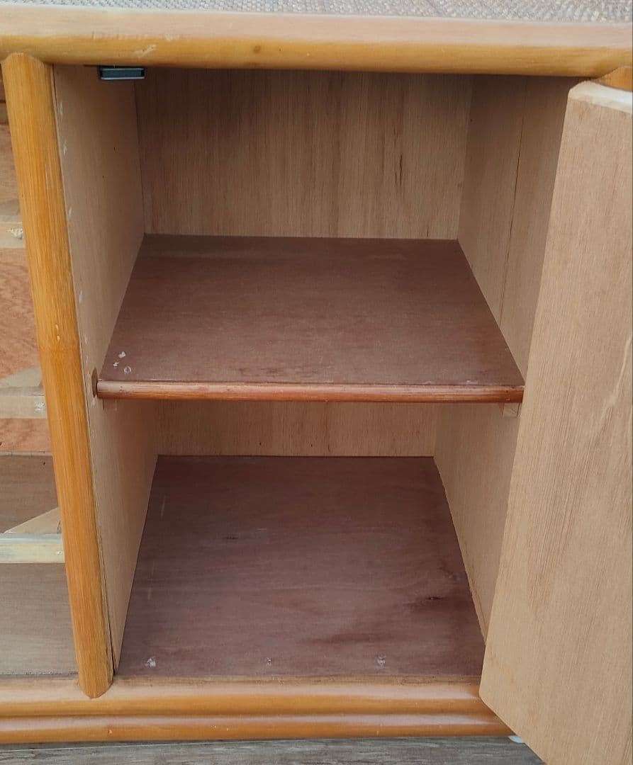 ant　[ビンテージ]ラタン キャビネット サイドボード 籐