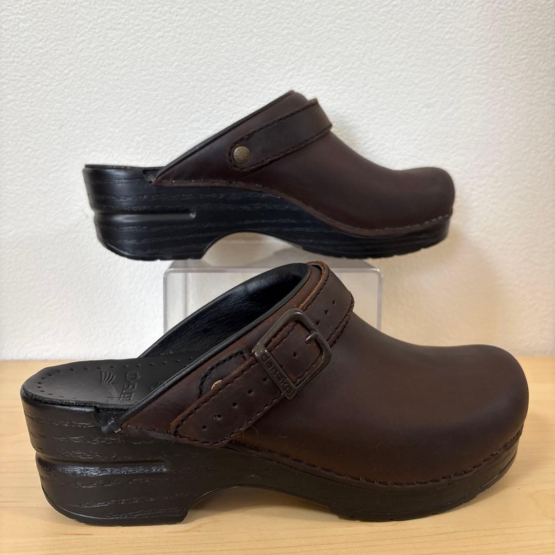 美品✨dansko ダンスコ　ブラウン　サボサンダル　ingrid イングリッド