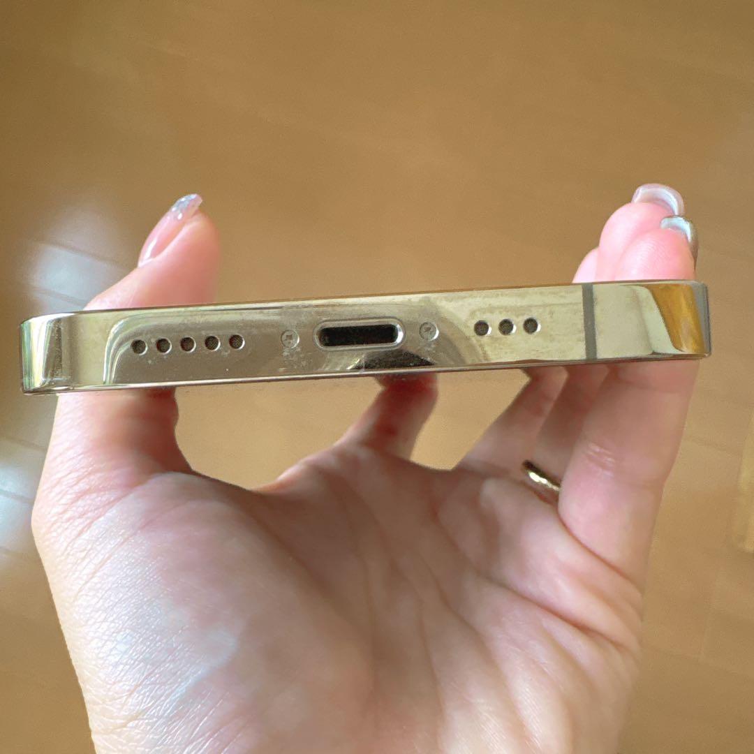 Apple iPhone 13 Pro ゴールド ケース付レンズカバー付箱等付き