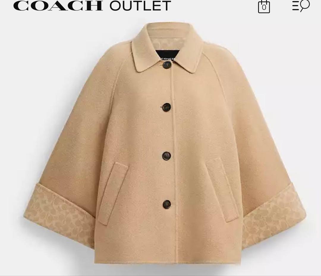 コーチ　ウールスウィングコート