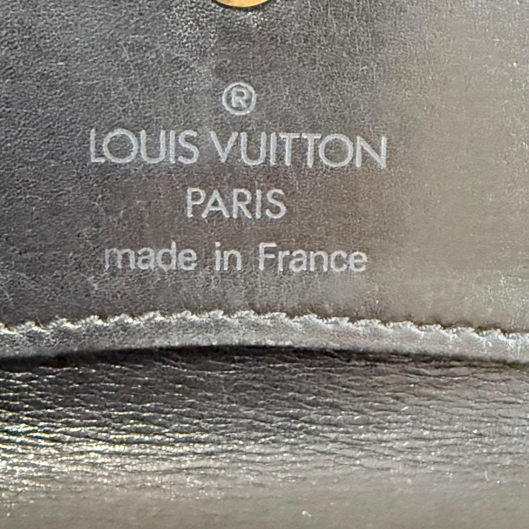 【美品】ルイヴィトン ポルトモネ エピ ノワール M63412　ケース