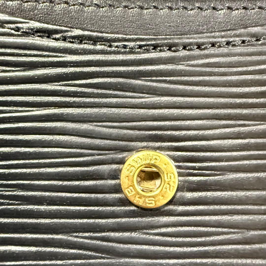 【美品】ルイヴィトン ポルトモネ エピ ノワール M63412　ケース