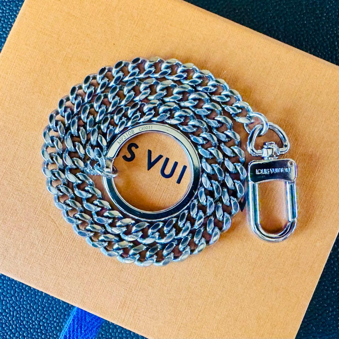 LOUIS VUITTON 希少カラビナウォレットチェーン&LVリング付き 美品