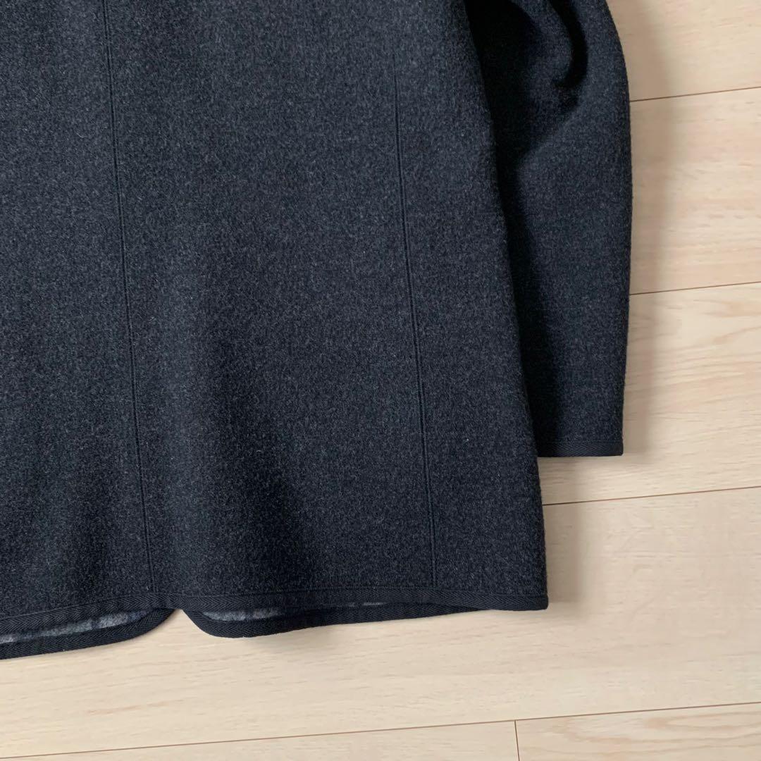 極美品　PAPAS+ アンゴラ　カシミヤ　ウールジャケット　ハーフコート　Ｌ