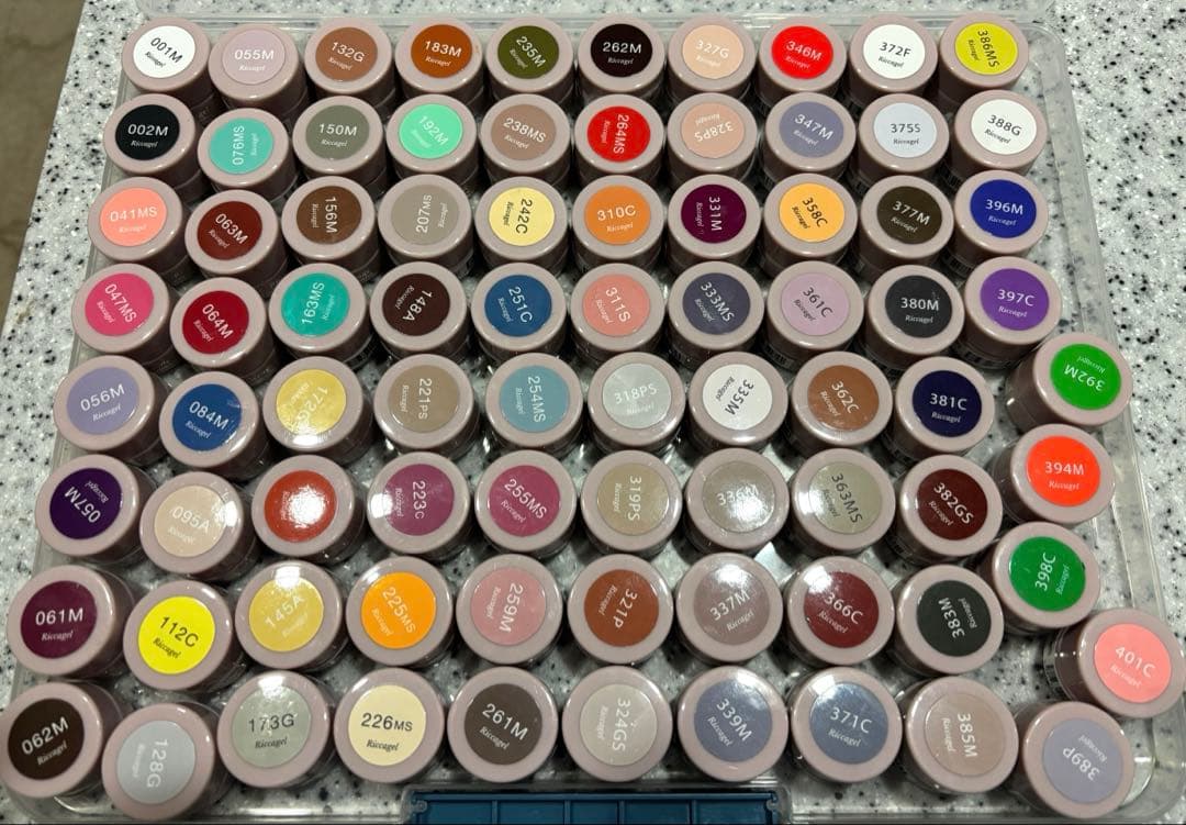 リッカジェル カラージェル　中古のみ　88個　希望者見本付