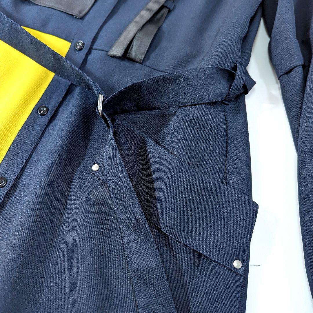 大人気★美品◎ユナイテッドトウキョウ　ダブルベルトシャツワンピース　2.4万　S