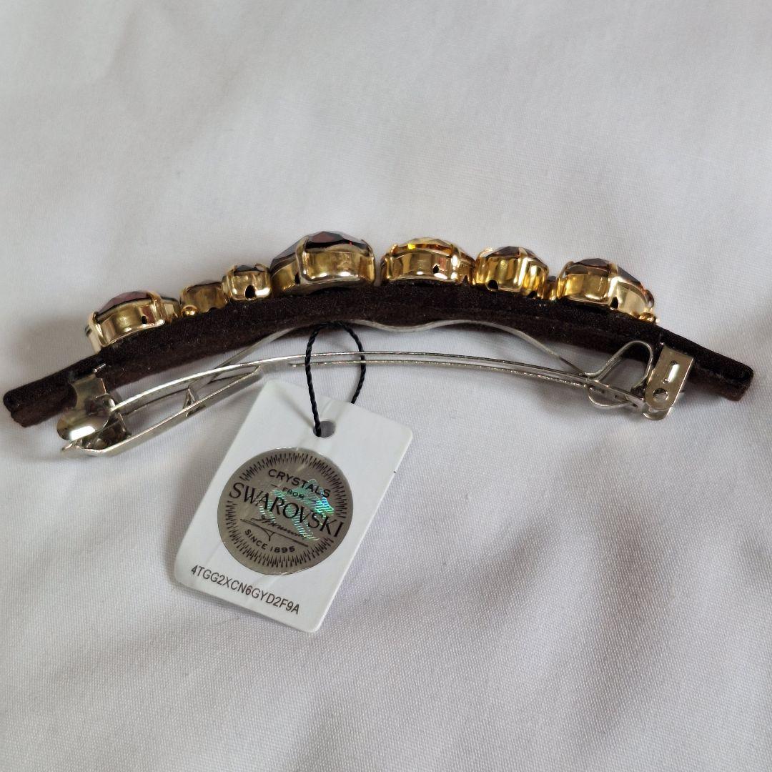 【新品 未使用】Complex bizコンプレックスビズ バレッタ　ブラウン