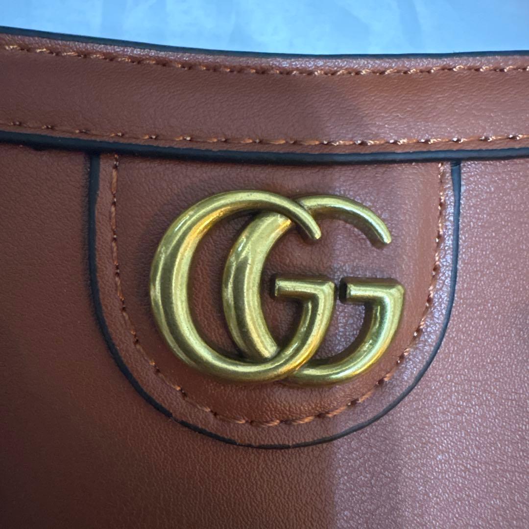 ブラウン バンブーハンドバッグ　バレンタイン