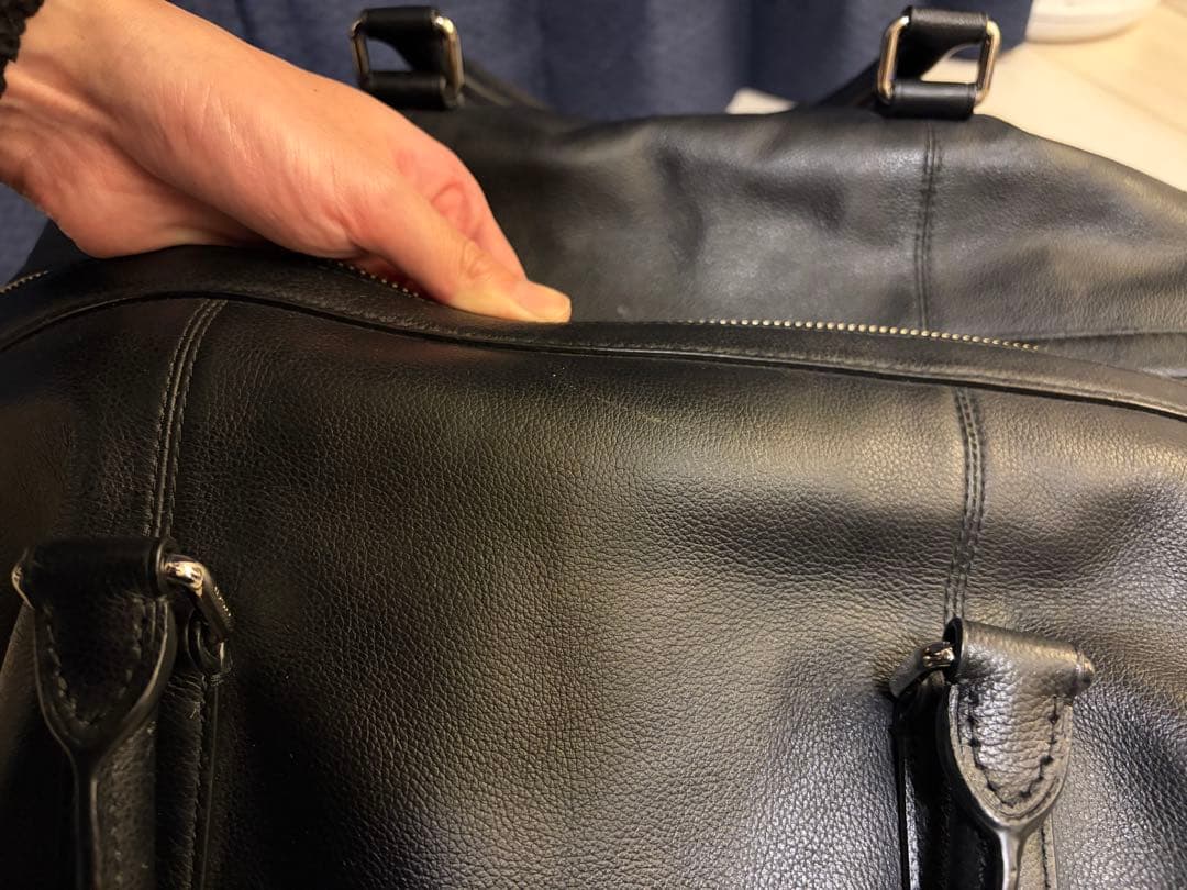 レザー ボストンバッグ 黒　COACH コーチ