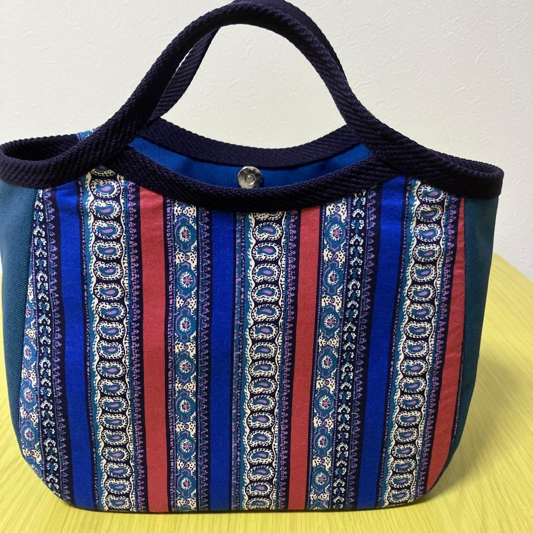 ソレイアード　帆布　インド刺繍リボン　トートバック　グラニーバッグ　3点