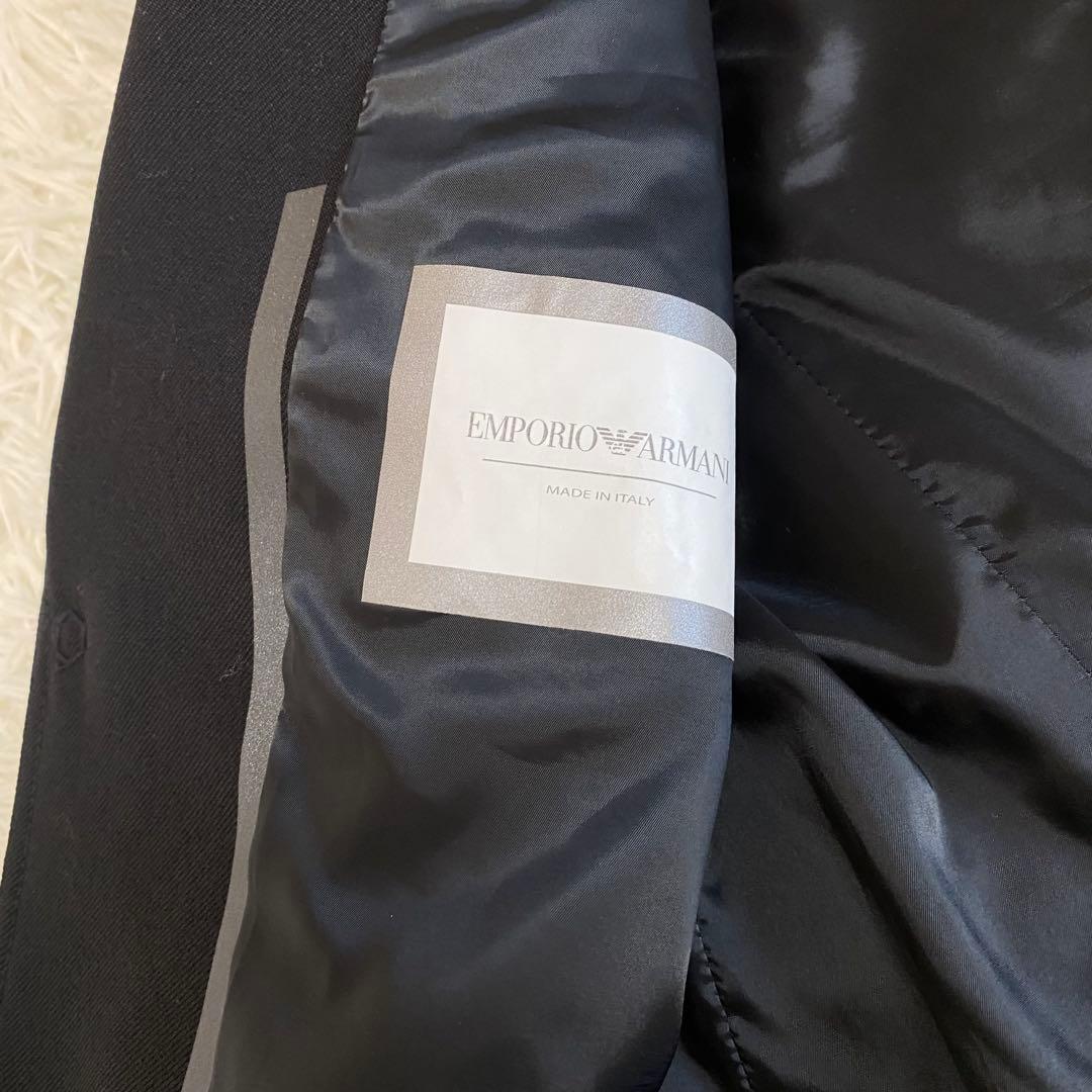 極美品/現行✨エンポリオアルマーニ　テーラードジャケット　シームレスポケット　L