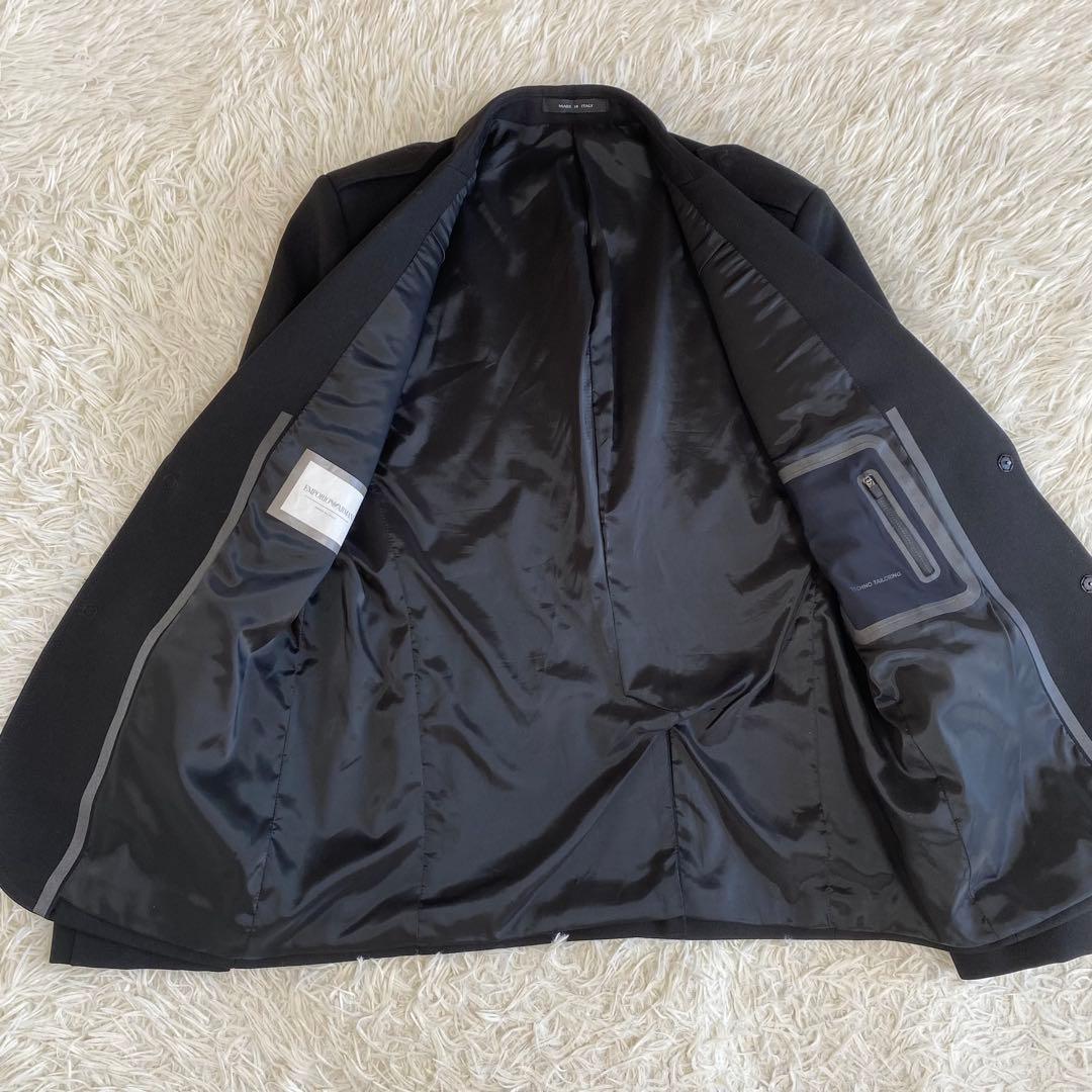 極美品/現行✨エンポリオアルマーニ　テーラードジャケット　シームレスポケット　L