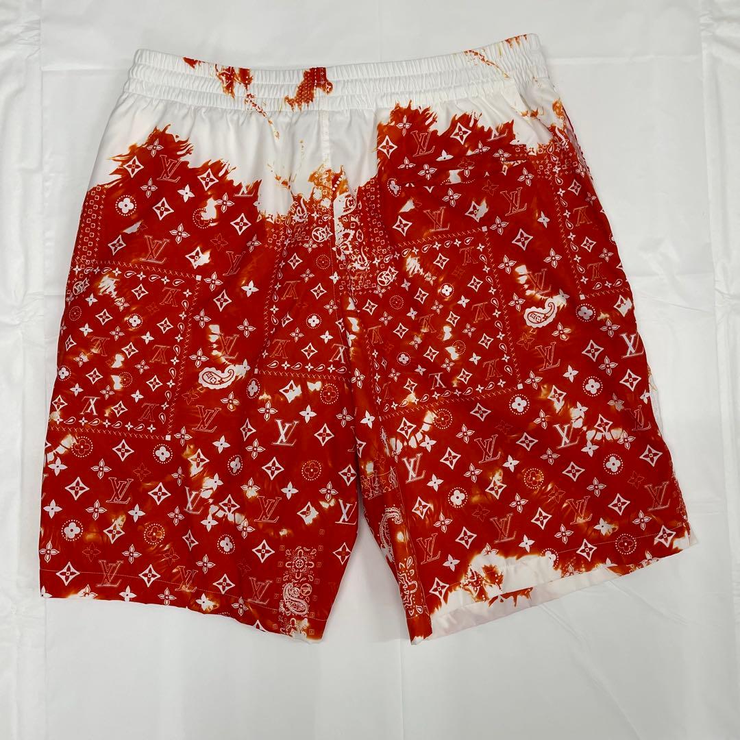ルイヴィトン 22AW バンダナボードハーフパンツ 水着 L 水陸両用