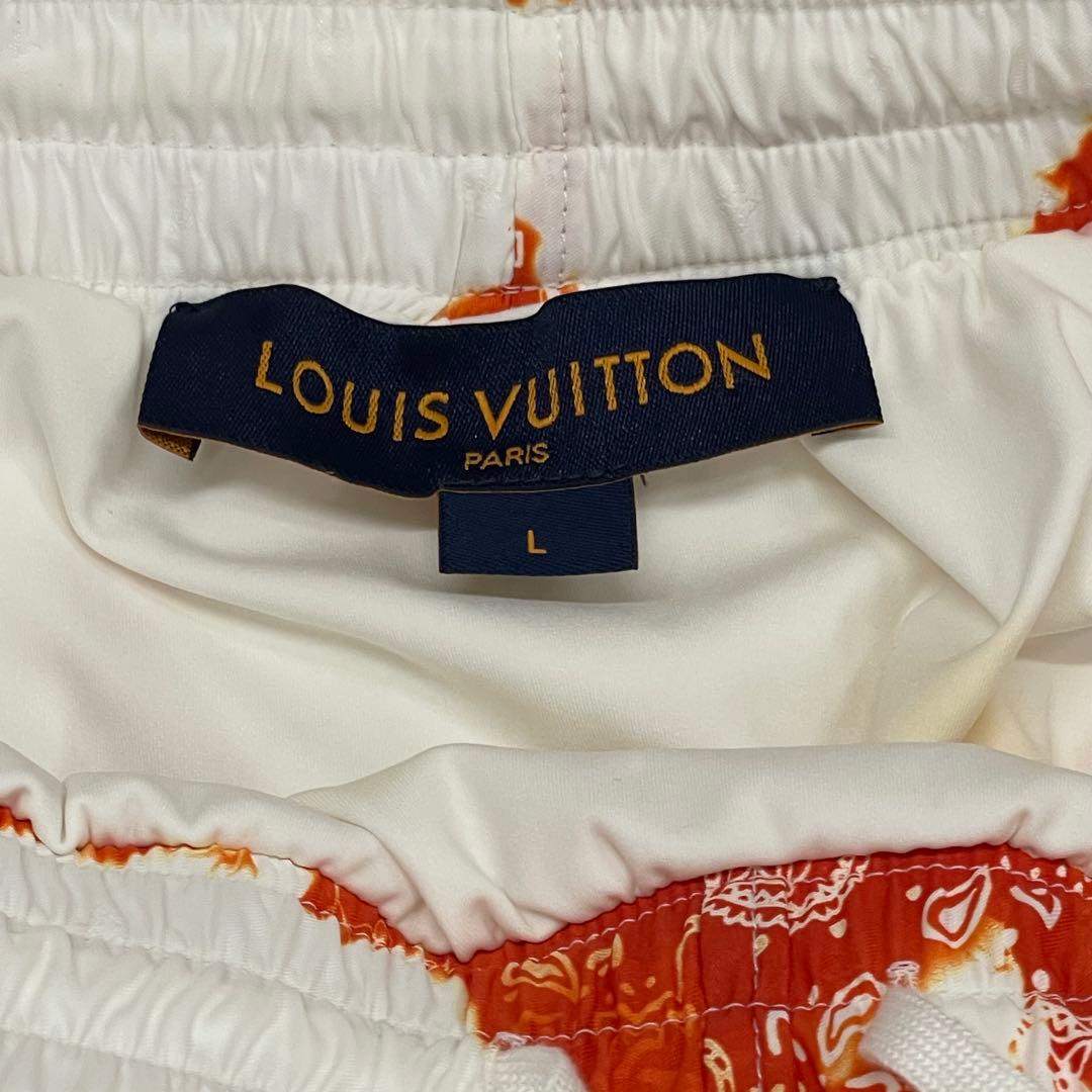 ルイヴィトン 22AW バンダナボードハーフパンツ 水着 L 水陸両用