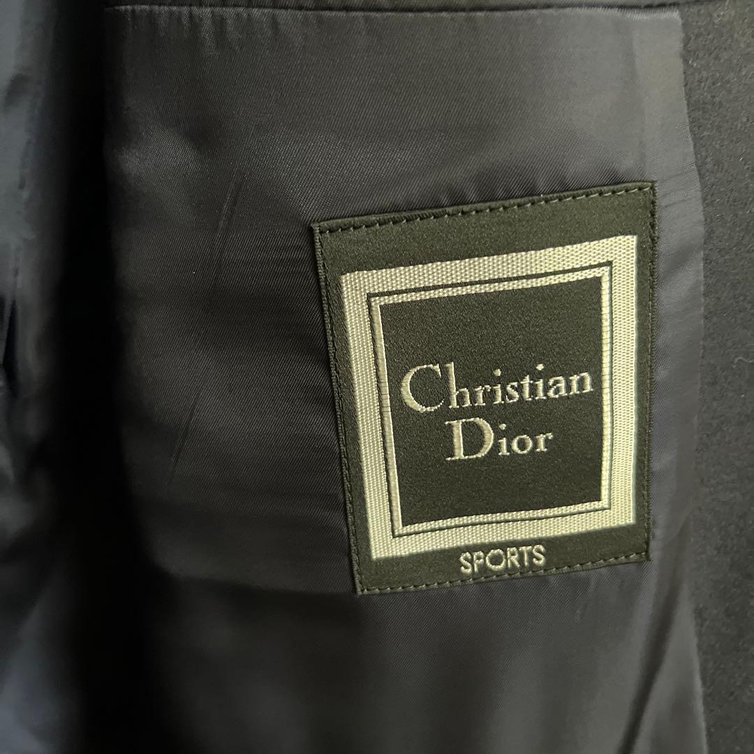 ChristianDior/クリスチャンディオール◆金ボタン/紺ブレ ジャケット