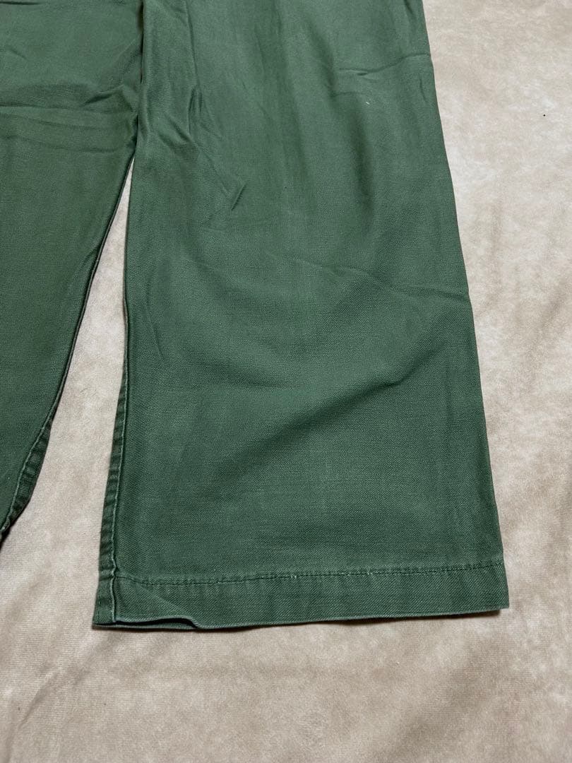 60s US Army OG 107 ベイカーパンツ W34 L33 ボタン
