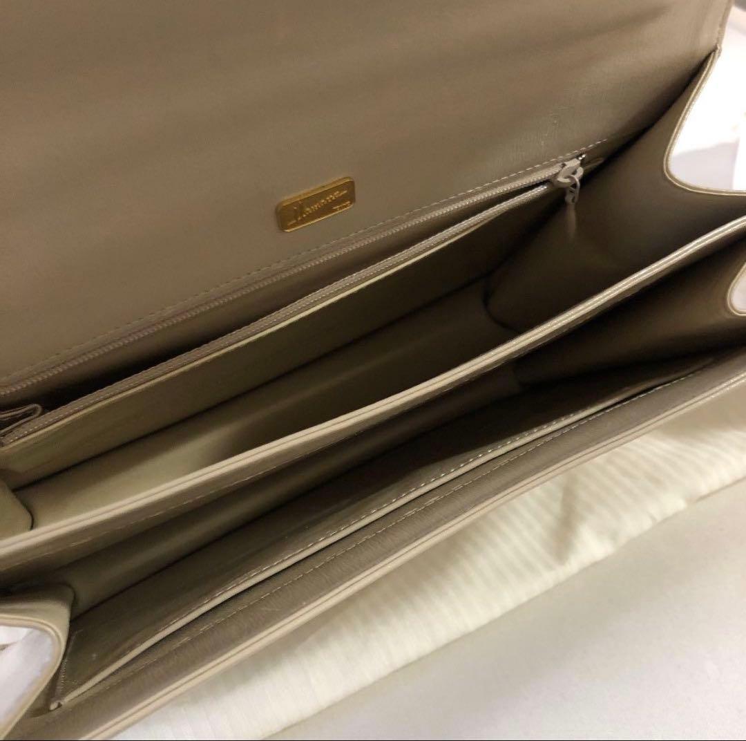 サハラ☆HAMANO（濱野皮革工藝）　デニータ フォーマル ハンドバッグ