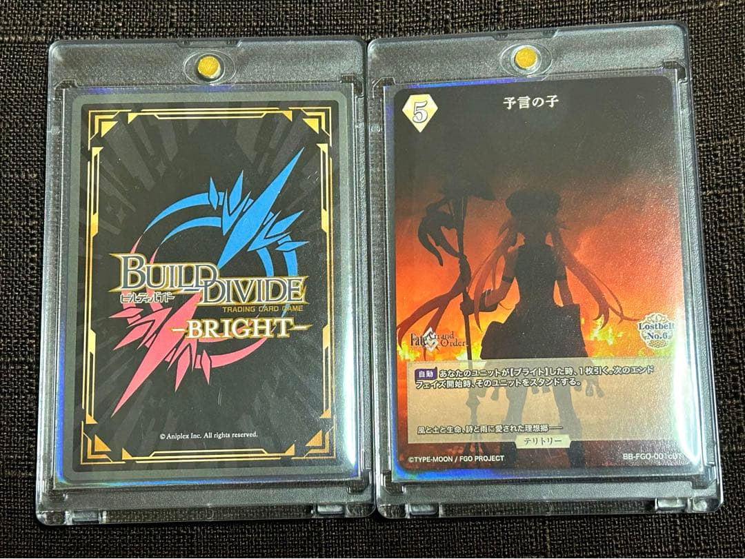 FGO ビルディバイド　マシュ　ハベトロット　サインカード　セット