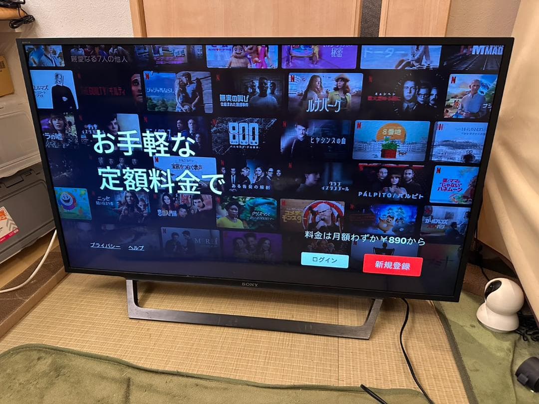 ネットフリックス可！SONY ソニー　テレビ　KJ-43W730E　2020年製