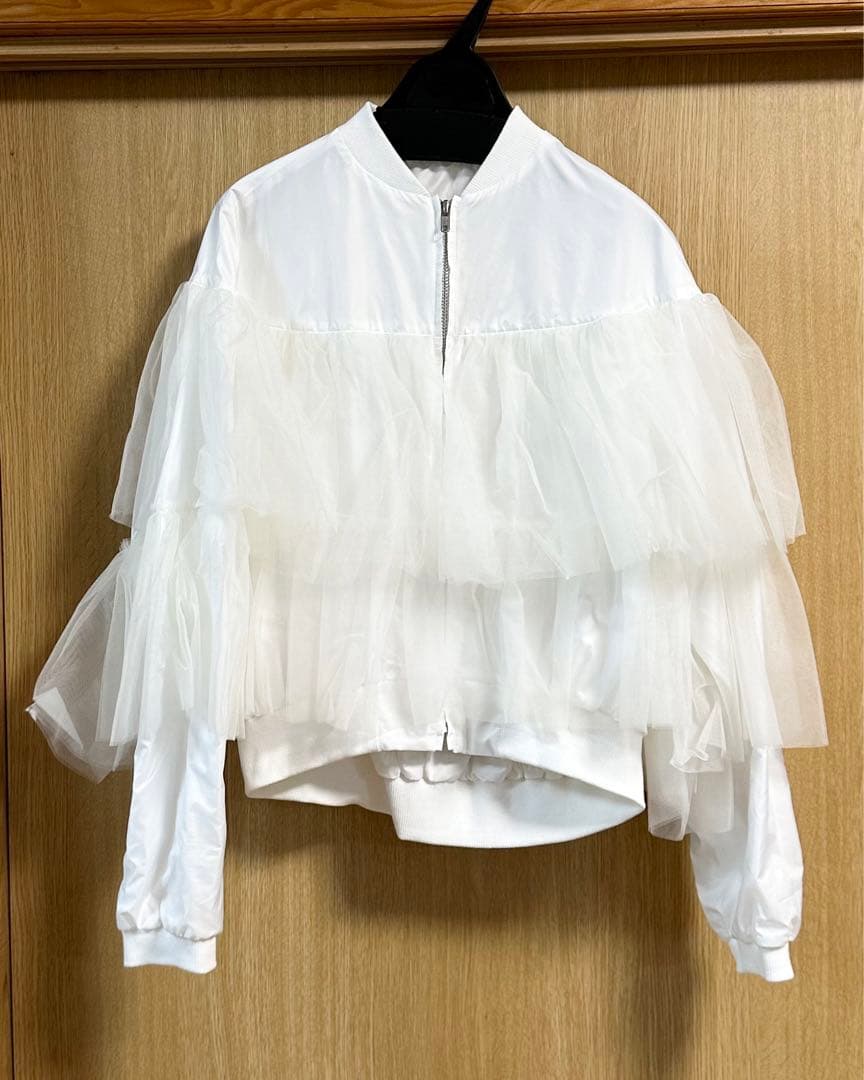 gypsohila ジプソフィア　チュールブルゾン　ホワイト