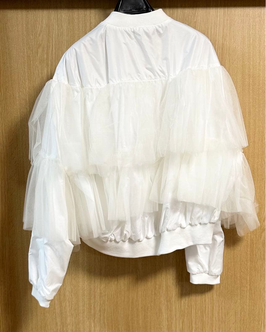 gypsohila ジプソフィア　チュールブルゾン　ホワイト