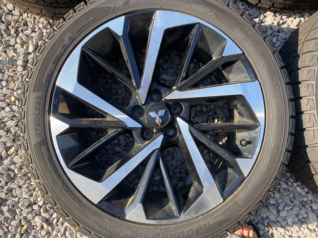 三菱 20インチ 純正アルミ&スタッドレス4本セット