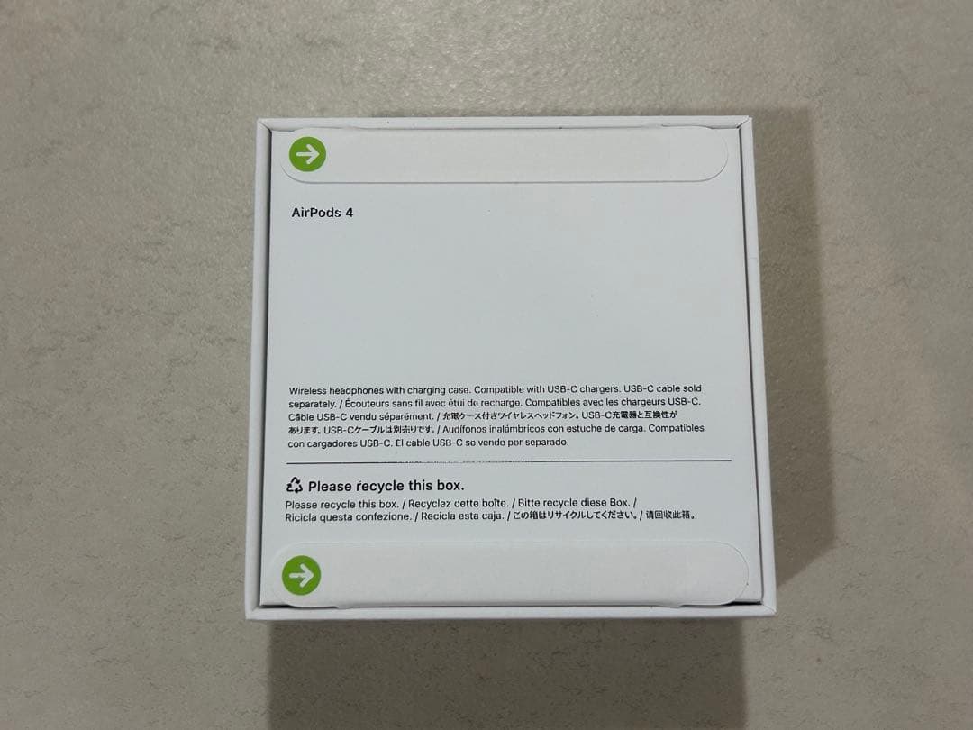 新品未開封 AirPods 4 本体