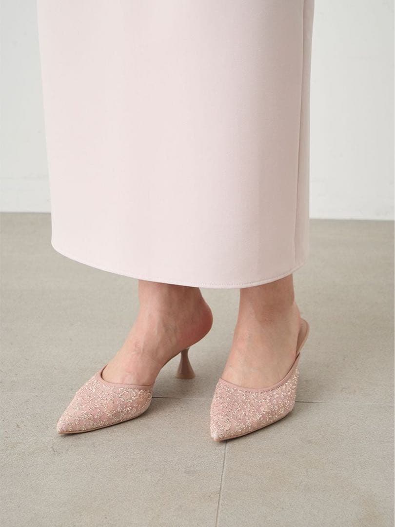 SNIDEL バリエシースルーミュール