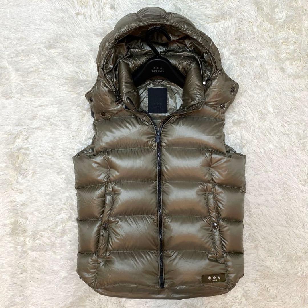 ✨美品✨TATRAS タトラス ダウンベスト シャンパンゴールド 02
