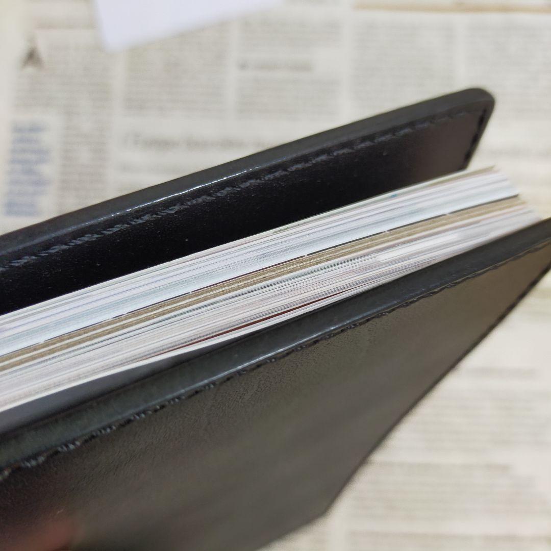 【まや】栃木レザー　ノートカバー