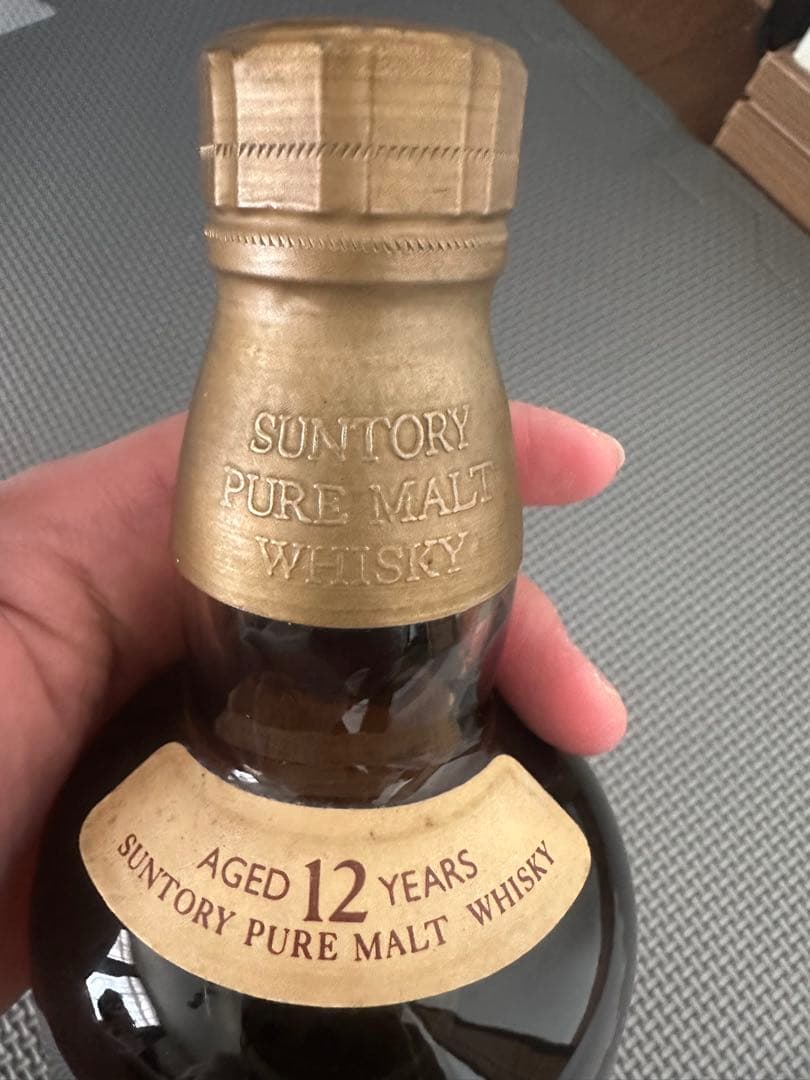 サントリー山崎12年 向獅子ラベルピュアモルト