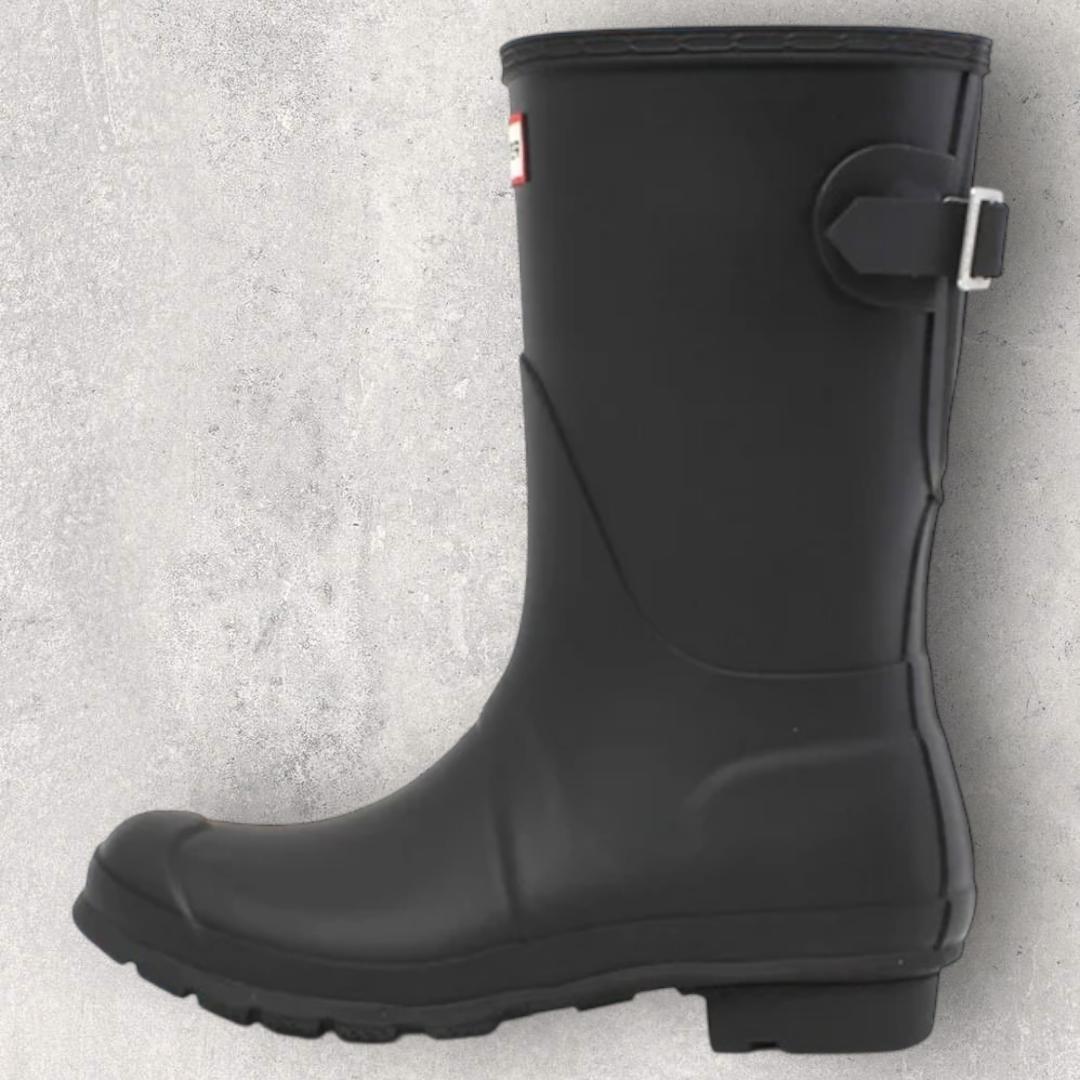 新品未使用 ハンター オリジナル ショート レインブーツ ブラック 25cm