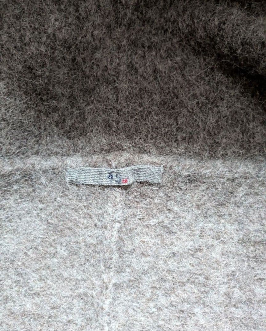 45R ウールアルパカ縮絨 ニットベスト