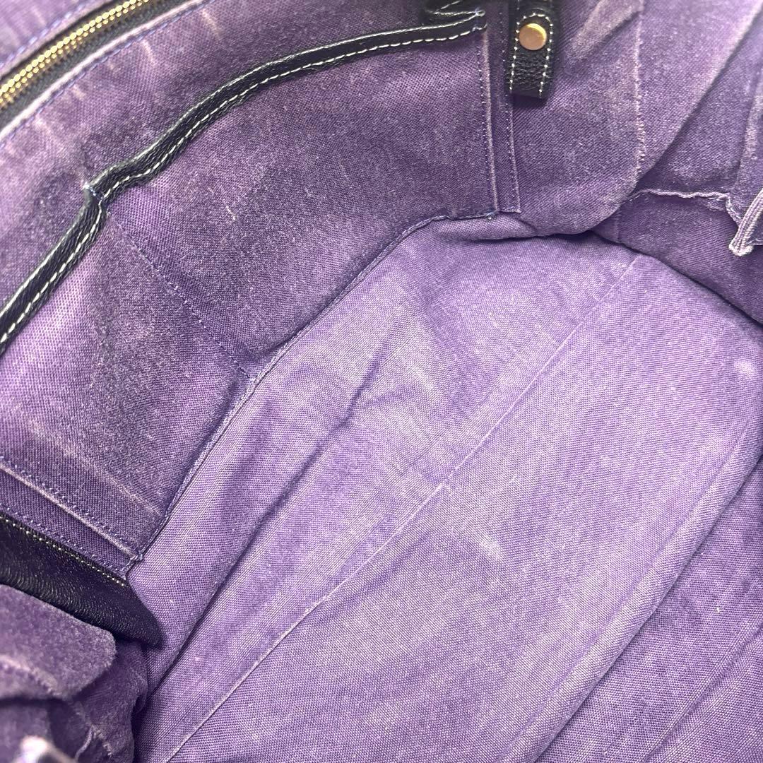 [良品]土屋鞄　ツチヤカバン　ビジネスバッグ　ブリーフケース　シボ革　大容量　黒