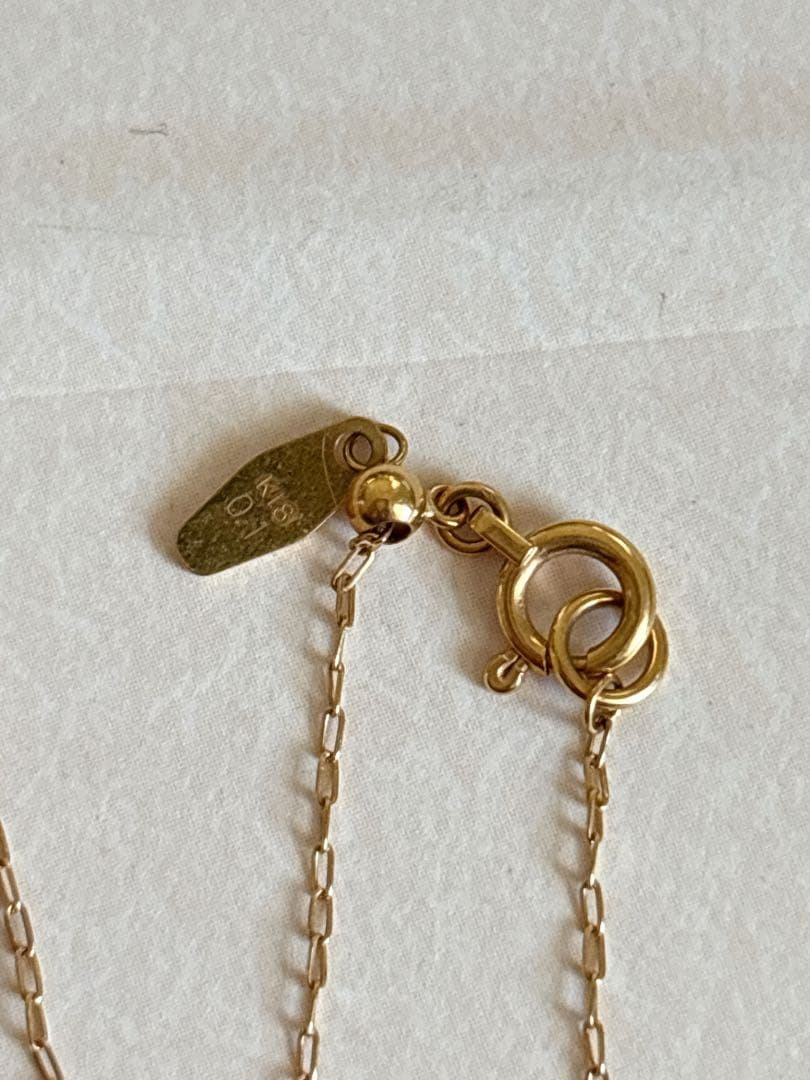 【agete】K18 ダイヤモンドネックレス⋆*