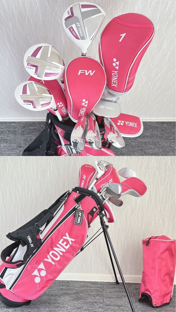 未使用❗️超豪華❗️YONEX/ヨネックス ジュニア用 ゴルフクラブセット