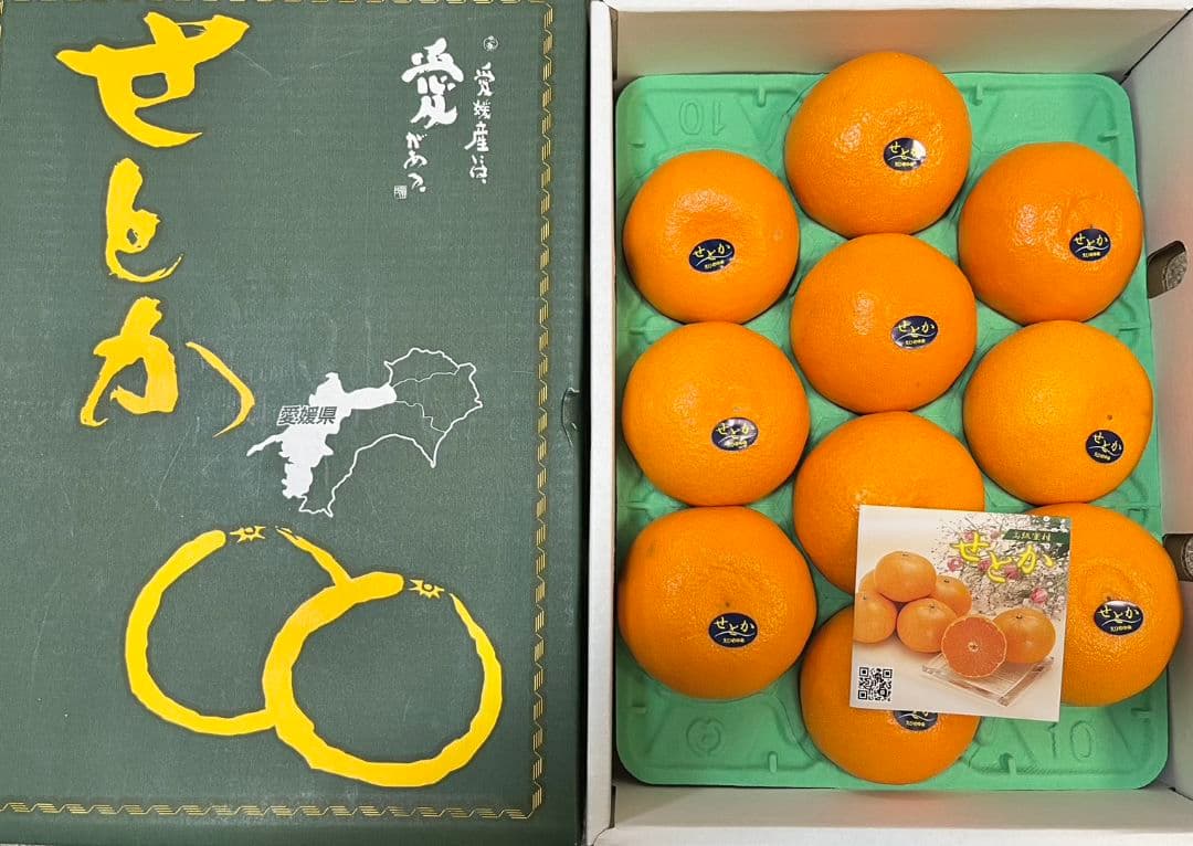 愛媛中央より　ハウス「せとか」秀品3L化粧箱入
