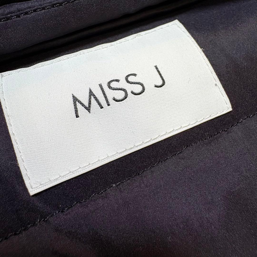 MISS J ミスジェイ ブルーフォックスファー ダウン×ニットコート 38