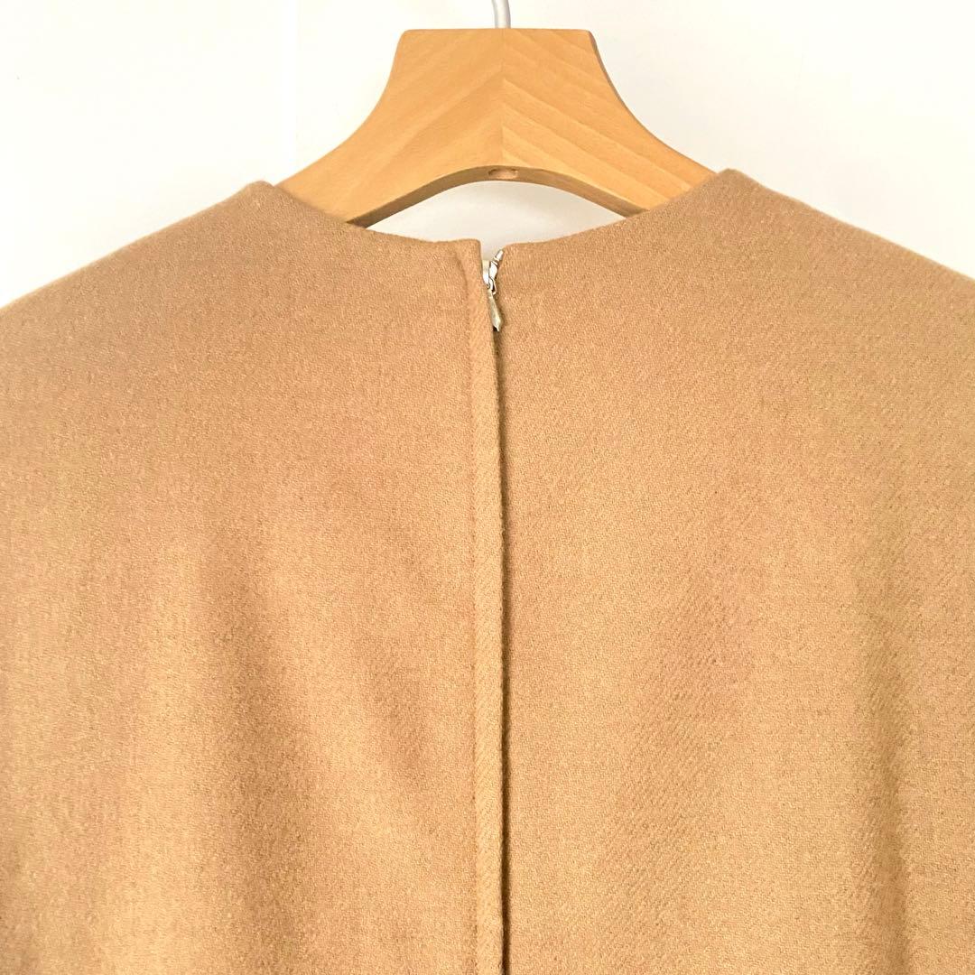 HERMES ワンピース　マルジェラ期　エルメス　キャメル　40サイズ