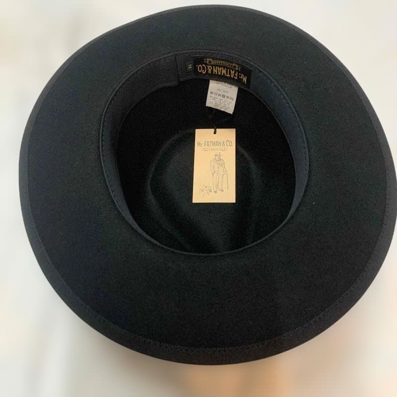 ミスターファットマン　ツゥーダラー　ウールハット　黒　XLサイズ６２ｃｍ MR.