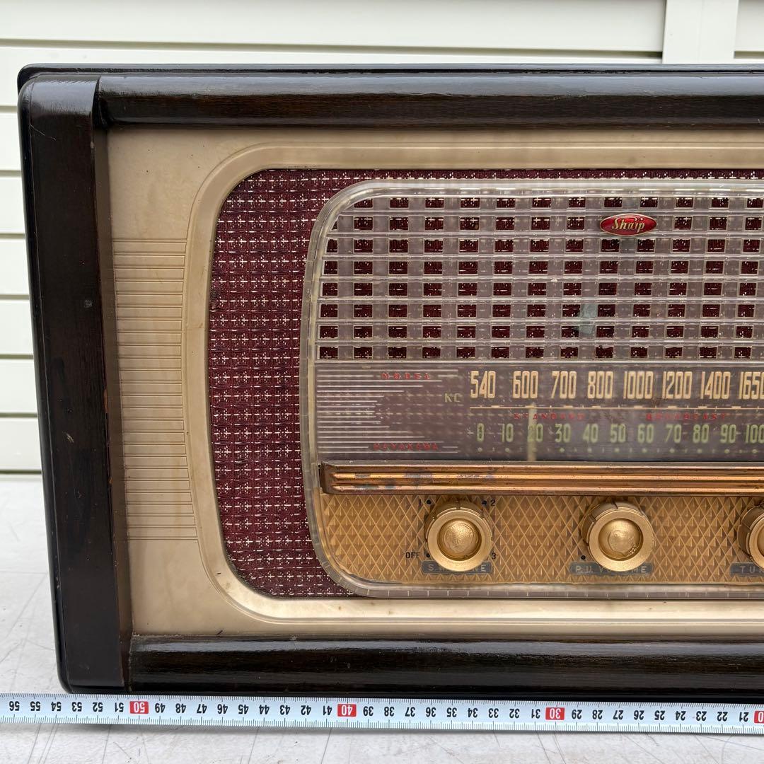 美品■昭和レトロ■早川電機 シャープ RS-350型 真空管ラジオ