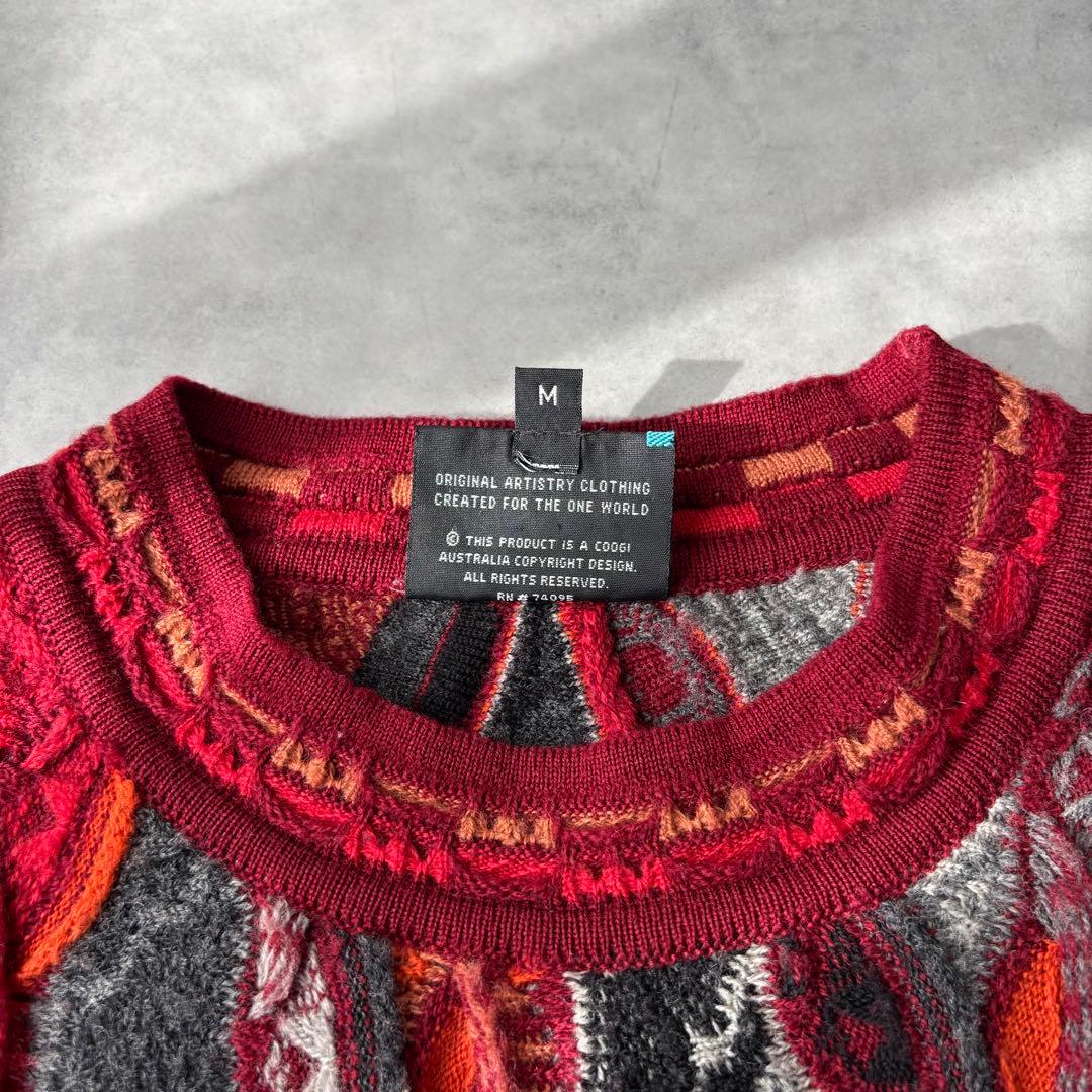 な*で様 16121 COOGI クージー 編み込み 3Dニット