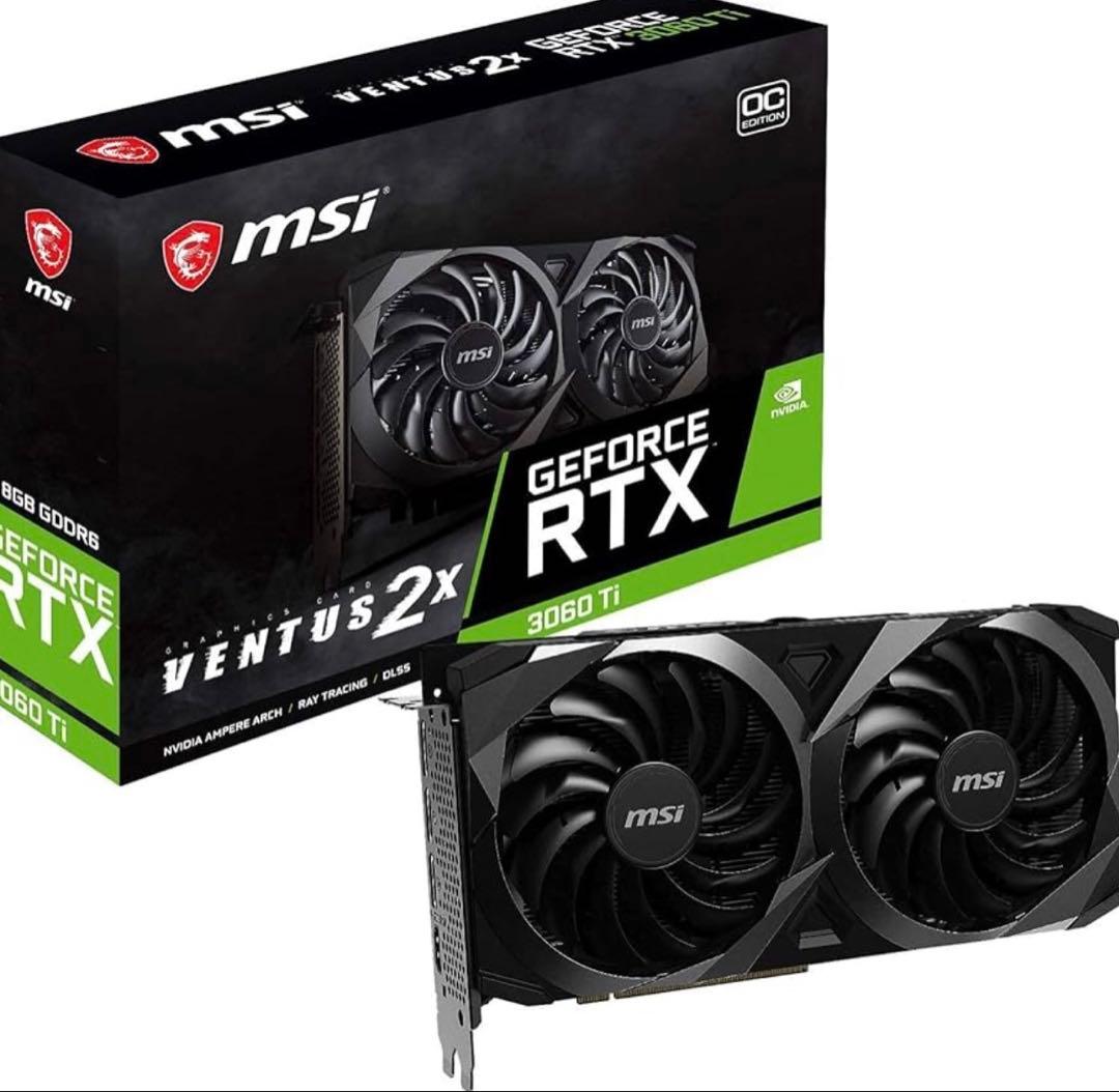 グラフィックボード・グラボ・ビデオカード MSI GeForce RTX3060 Ti VENTUS 2X VD7798