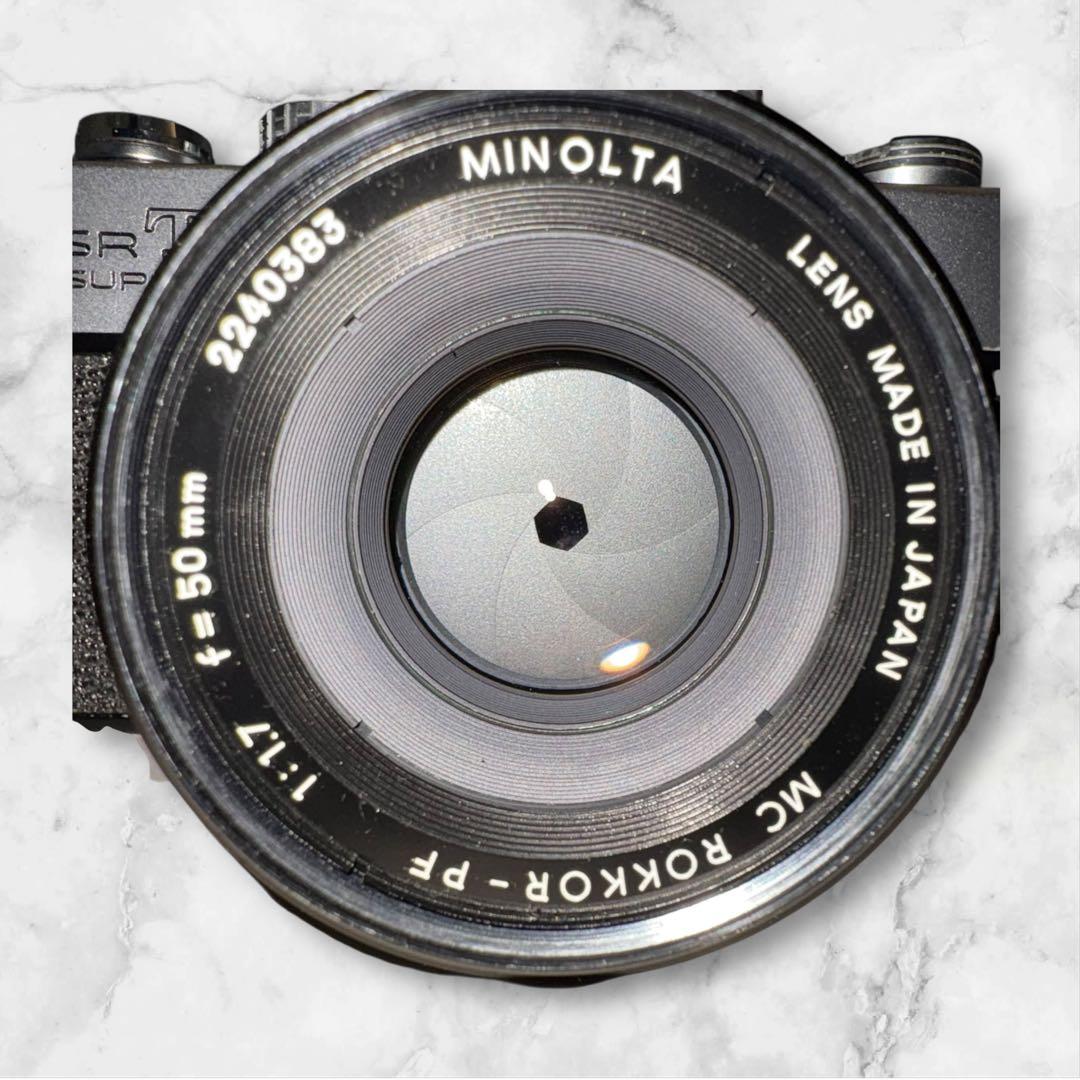 極美品ミノルタ SRT SUPER/MC ROKKOR-PF 50mm 1.7