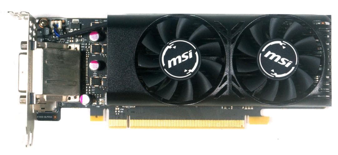 MSI NVIDIA GTX 1050 ロープロファイル グラフィックボード
