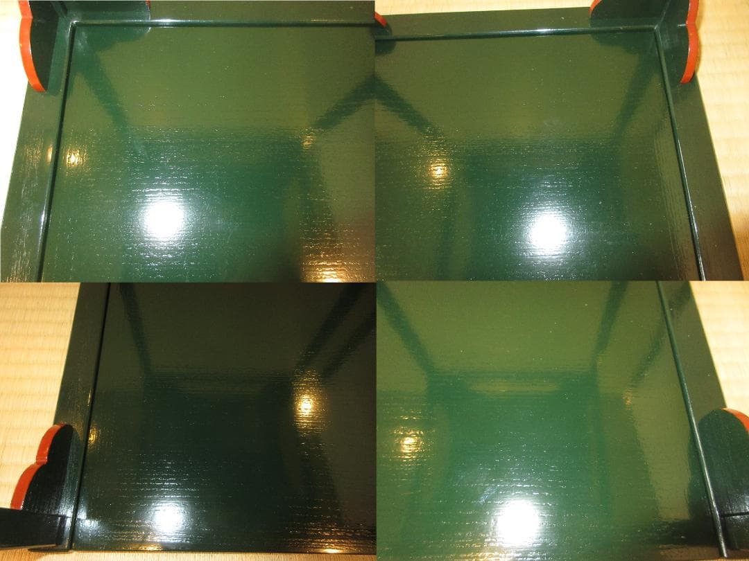 送料込【逢絢亭】茶道具 糸巻棚 柿合塗 組立式 爪紅 表千家好写 木製 作家物